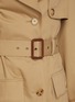  - CHLOÉ - Padded Shoulder Cotton Saharienne Jacket