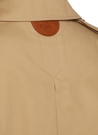  - CHLOÉ - Padded Shoulder Cotton Saharienne Jacket