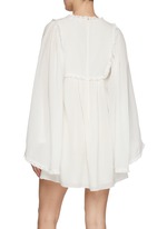 CHLOÉ | Lace Trim Silk Crêpon Mini Dress | Women | Lane Crawford
