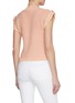 Back View - Click To Enlarge - CHLOÉ - V-enck Ruffle Wool Knit Top