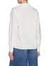 Back View - Click To Enlarge - CHLOÉ - Floral Lace Cotton Poplin Blouse