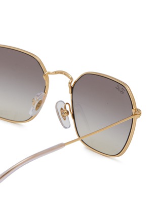 Detail View - Click To Enlarge - RAY-BAN - Square Lens Metal Sunglasses