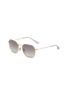 Main View - Click To Enlarge - RAY-BAN - Square Lens Metal Sunglasses