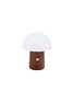 Main View - Click To Enlarge - GINGKO DESIGN - Mini Alice Mushroom Lamp — Walnut