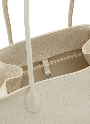 Detail View - Click To Enlarge - THE ROW - Margaux 12 Grained Leather Shoulder Bag