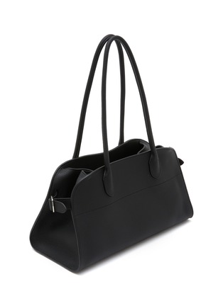 Figure View - Click To Enlarge - THE ROW - Margaux 12 Grained Leather Shoulder Bag