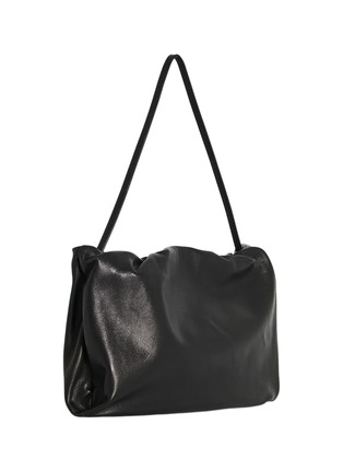 Figure View - Click To Enlarge - THE ROW - Extra Large Bourse Leather Shoulder Bag
