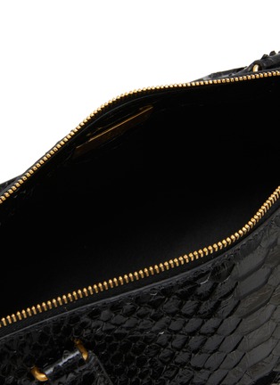 Detail View - Click To Enlarge - THE ROW - Edith Python Leather Shoulder Bag