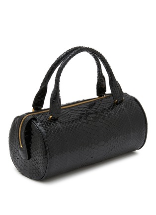 Figure View - Click To Enlarge - THE ROW - Edith Python Leather Shoulder Bag