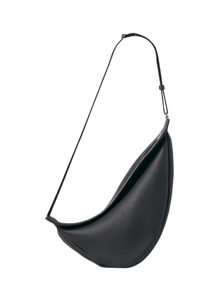Main View - Click To Enlarge - THE ROW - Large Slouchy Banana Grained Leather Crossbody Bag