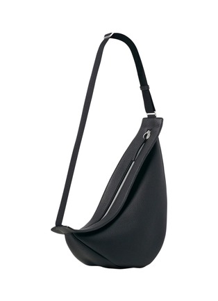 Figure View - Click To Enlarge - THE ROW - Large Slouchy Banana Grained Leather Crossbody Bag
