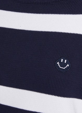  - JOSHUA’S - Smiley Face Patch Cotton Sweater