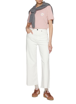 Figure View - Click To Enlarge - JOSHUA SANDERS - Daisy Patch Cotton T-shirt