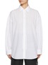Main View - Click To Enlarge - JOSHUA SANDERS - Smiley Face Motif Cotton Shirt