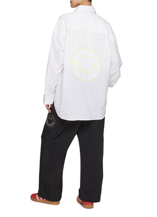 Figure View - Click To Enlarge - JOSHUA SANDERS - Smiley Face Motif Cotton Shirt