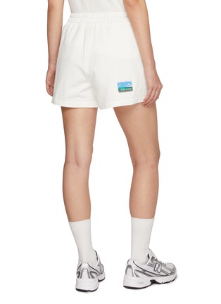 Back View - Click To Enlarge - JOSHUA SANDERS - Daisy Motif Denim Shorts