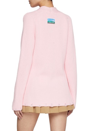 Back View - Click To Enlarge - JOSHUA SANDERS - Destroyed Daisy Cardigan