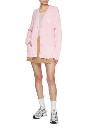 Figure View - Click To Enlarge - JOSHUA SANDERS - Destroyed Daisy Cardigan