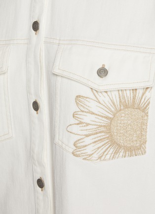  - JOSHUA SANDERS - Daisy Motif Denim Shirt