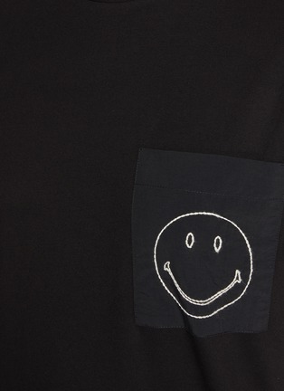  - JOSHUA SANDERS - Smiley Face Pocket Cotton T-Shirt