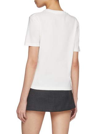 Back View - Click To Enlarge - JOSHUA SANDERS - Smiley Cotton T-Shirt