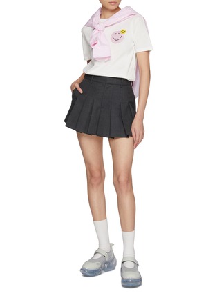 Figure View - Click To Enlarge - JOSHUA SANDERS - Smiley Cotton T-Shirt