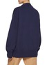Back View - Click To Enlarge - JOSHUA SANDERS - Smiley Face Motif Pocket Cotton Cardigan