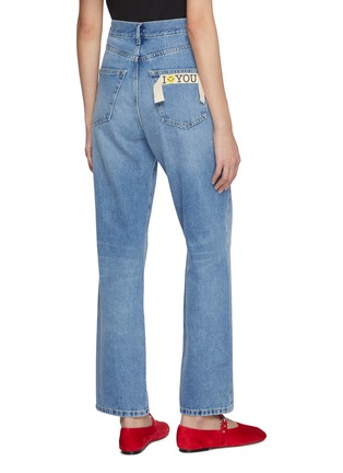 Back View - Click To Enlarge - JOSHUA SANDERS - I Smile You Medium Wash Jeans
