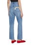 Back View - Click To Enlarge - JOSHUA SANDERS - I Smile You Medium Wash Jeans