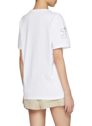 Back View - Click To Enlarge - JOSHUA SANDERS - Smiley Sketches Cotton T-shirt