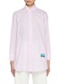 Main View - Click To Enlarge - JOSHUA SANDERS - For Like Ever Print Striped Cotton Shirt