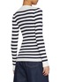 Back View - Click To Enlarge - JOSHUA SANDERS - Round Smile Striped Knit Cardigan