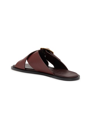  - LOEWE - Petal Belt Leather Flat Sandals