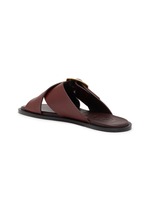 サンダル・ミュール LOEWE Petal Belt smooth leather flat sandals LOEWE Petal Belt Sandals | Black | FARFETCH