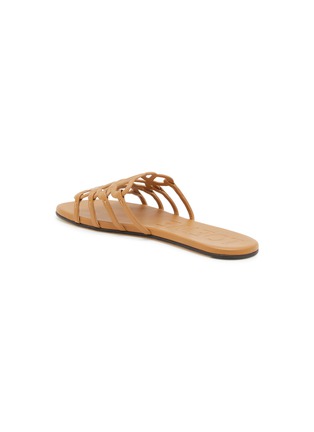  - LOEWE - Petal Anagram Leather Slides
