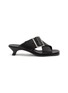 Main View - Click To Enlarge - LOEWE - 40 Petal Belt Leather Flat Sandals