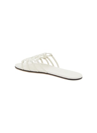  - LOEWE - Petal Anagram Leather Slides