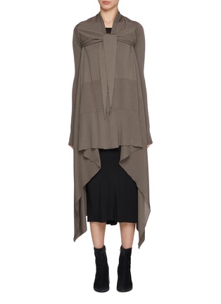 Main View - Click To Enlarge - RICK OWENS  - Tied Long Wrap Cardigan