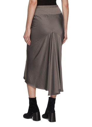 Back View - Click To Enlarge - RICK OWENS  - Bias Cut Midi Skirt