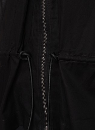  - RICK OWENS  - Sheer Short Cotton Sail Jacket