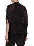 Back View - Click To Enlarge - RICK OWENS  - Sheer Short Cotton Sail Jacket