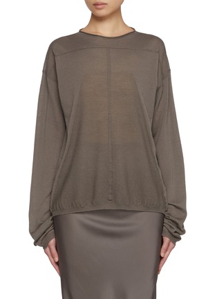 Main View - Click To Enlarge - RICK OWENS  - Marlia Wool Knit Top