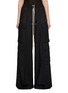 RICK OWENS  Bela Wool Wide Leg Cargo Pants
