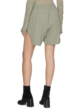 Back View - Click To Enlarge - RICK OWENS  - Drawstring Slit Side Boxers Shorts