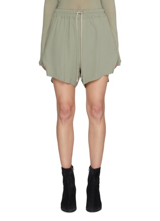 Main View - Click To Enlarge - RICK OWENS  - Drawstring Slit Side Boxers Shorts