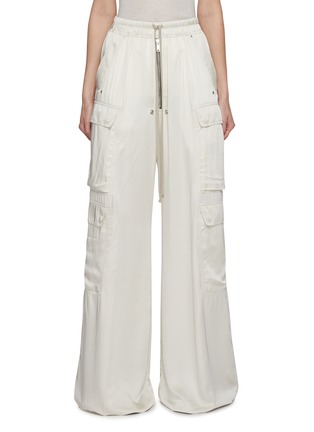 Main View - Click To Enlarge - RICK OWENS  - Drawstring Four Pocket Long Trouser