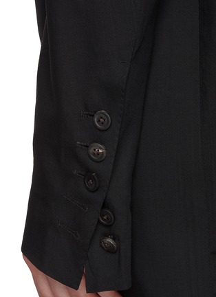  - RICK OWENS  - Giacca Single Breasted Wool Blazer