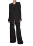 Figure View - Click To Enlarge - RICK OWENS  - Giacca Single Breasted Wool Blazer