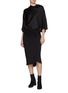 Figure View - Click To Enlarge - RICK OWENS  - Knee Bias Midi Skirt