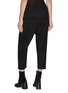 Back View - Click To Enlarge - RICK OWENS  - Astaire Drop Crotch Cropped Wool Blend Pants